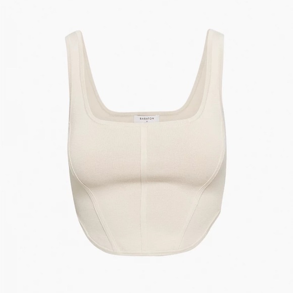 SOLD!!! Aritzia Sculpt Knit Bustier Tank - Picture 2 of 2